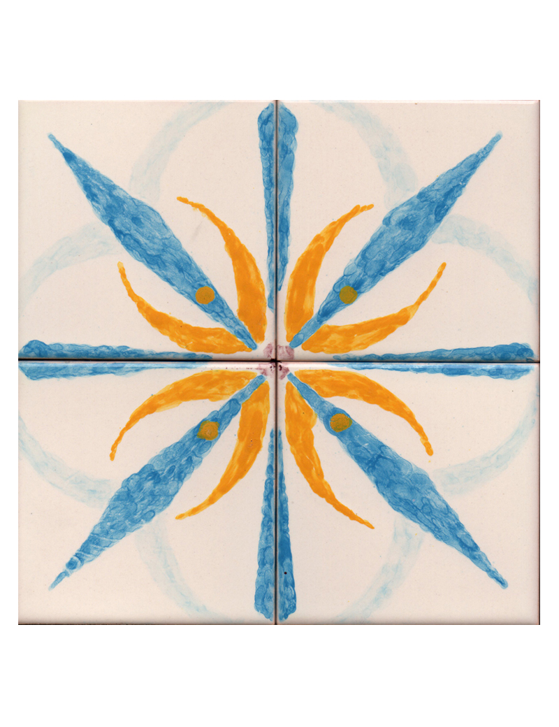 Azulejo tradicional artesanal BYJG150150400-01