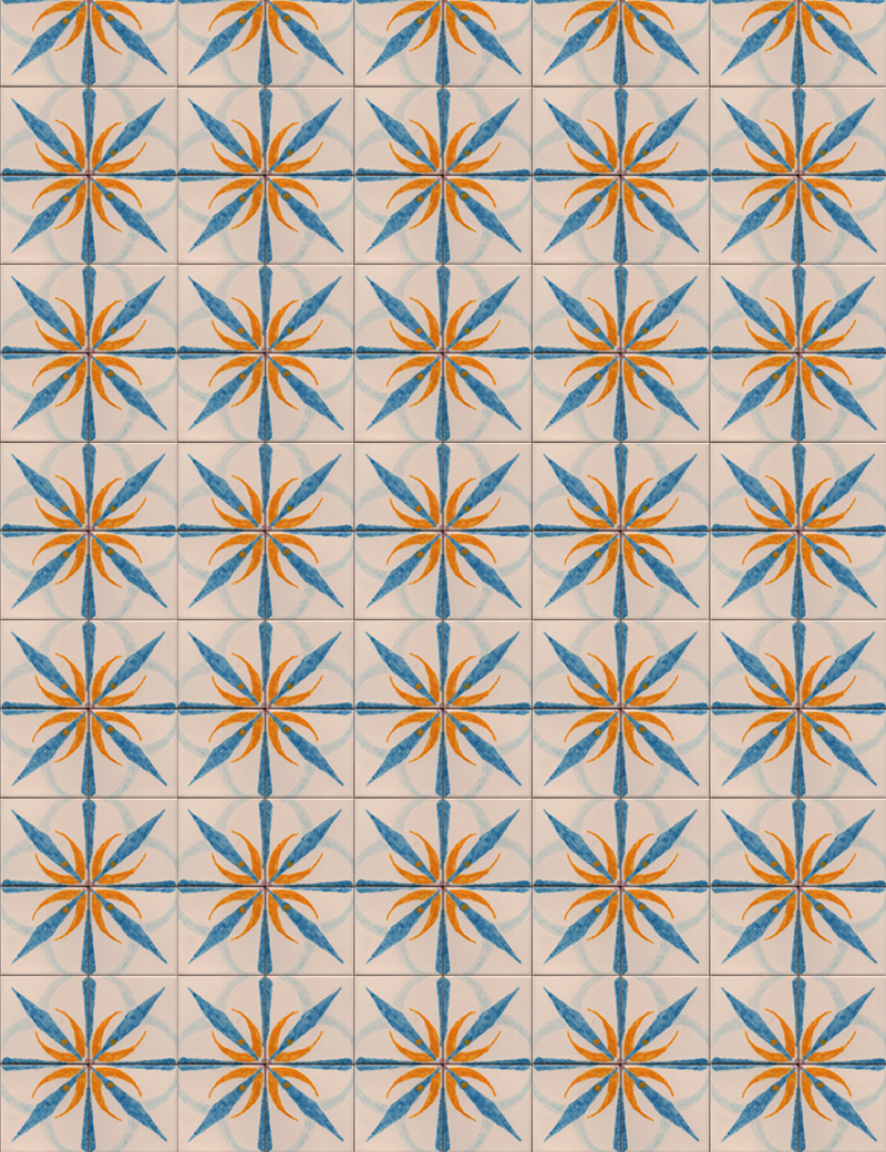 Azulejo tradicional artesanal BYJG150150400-01
