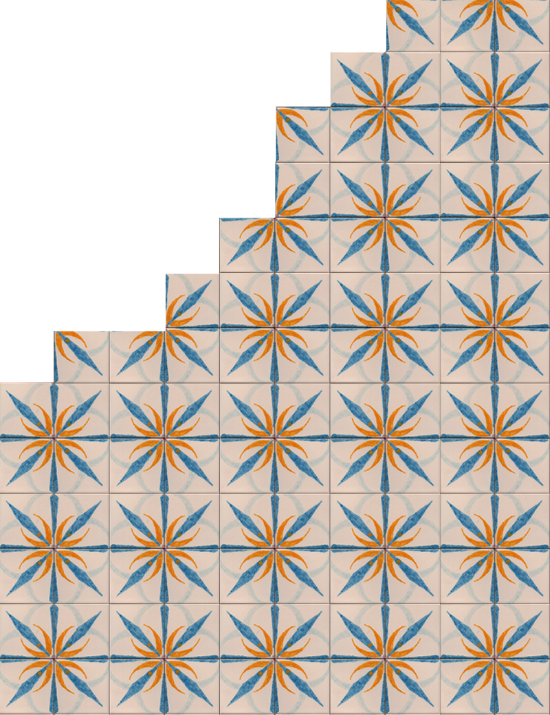 Azulejo tradicional artesanal BYJG150150400-01