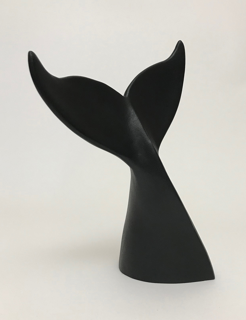 Escultura  Baleia Jubarte (Preto)