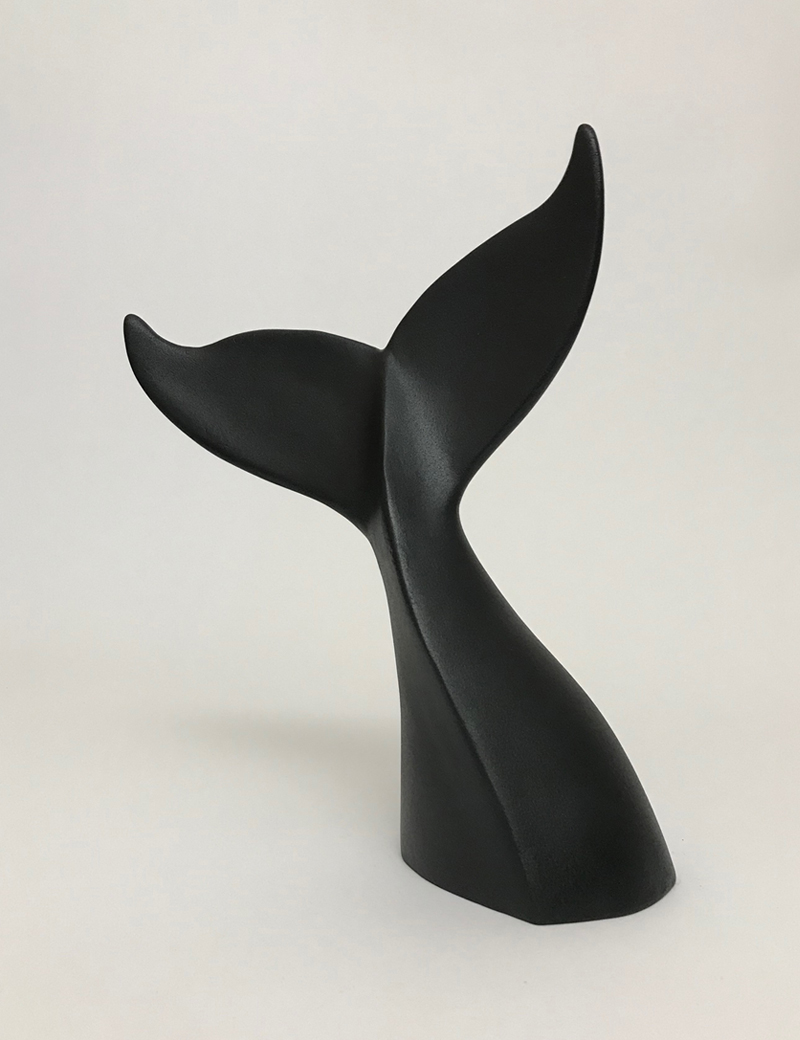 Escultura  Baleia Jubarte (Preto)