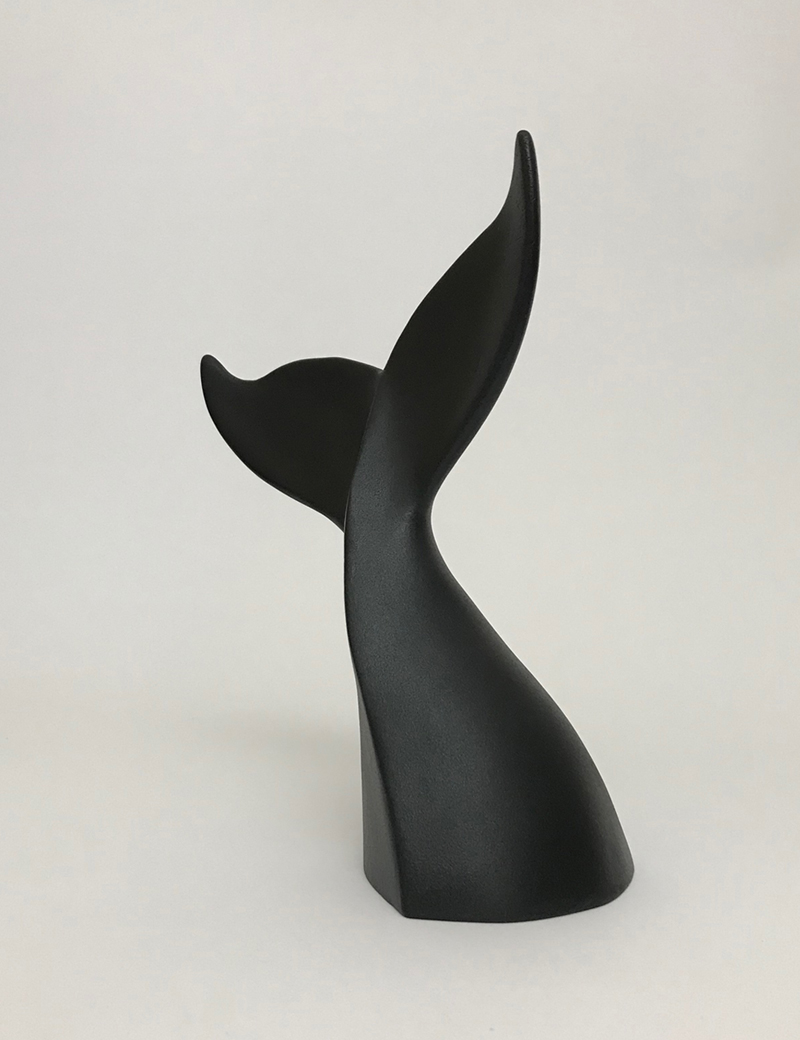 Escultura  Baleia Jubarte (Preto)