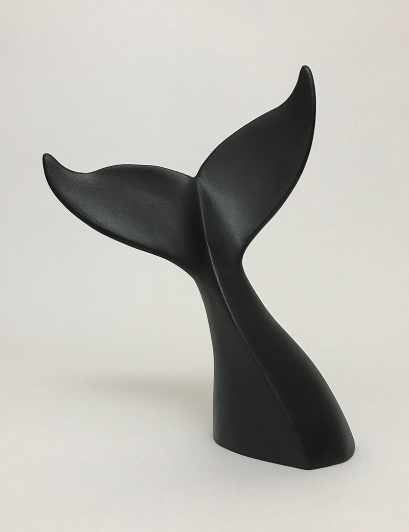 Escultura  Baleia Jubarte (Preto)
