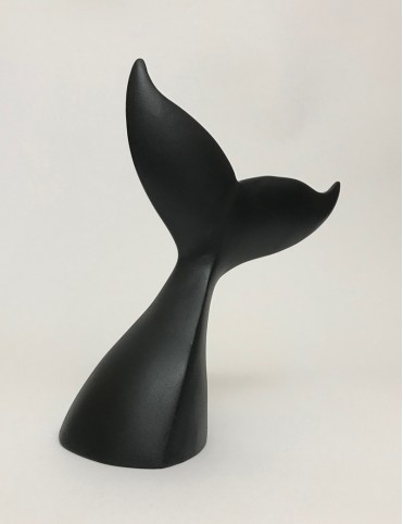 Escultura  Baleia Jubarte (Preto) Escultura  Baleia Jubarte (Preto)