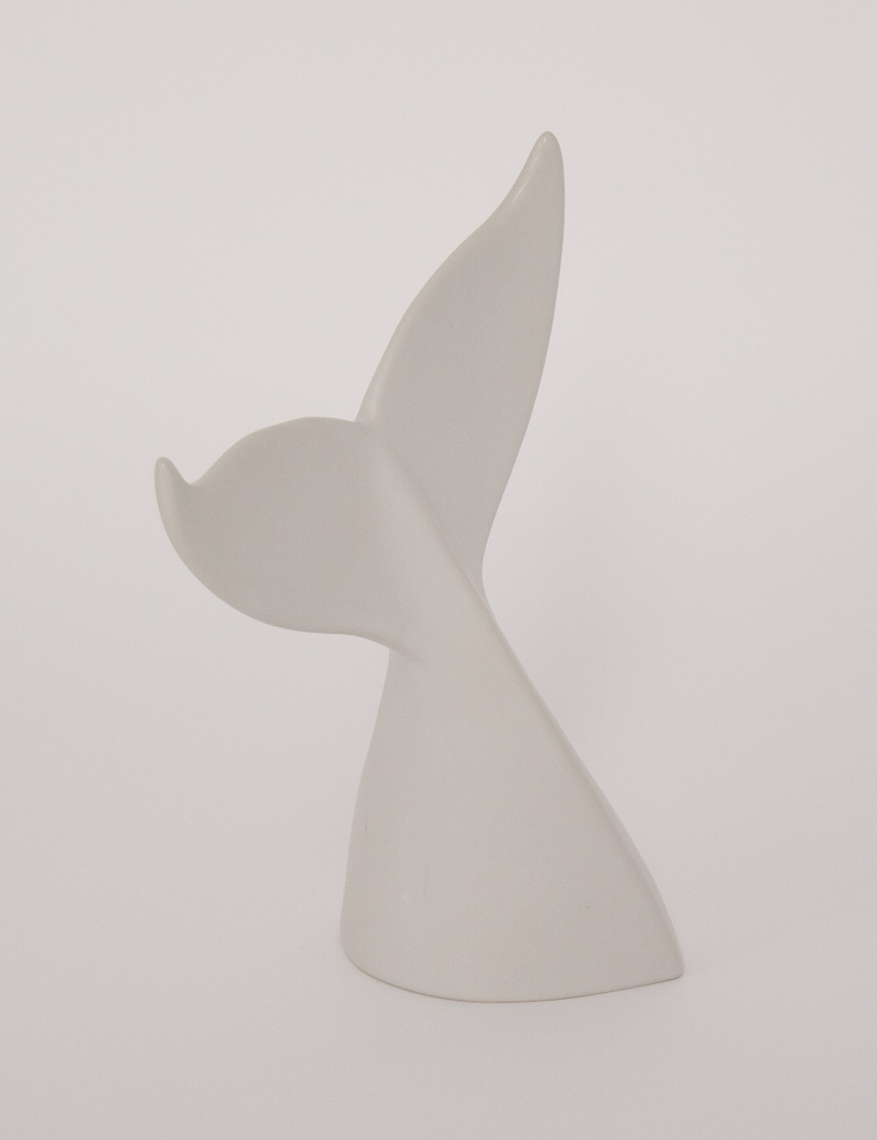 Escultura  Baleia Jubarte (Branco)