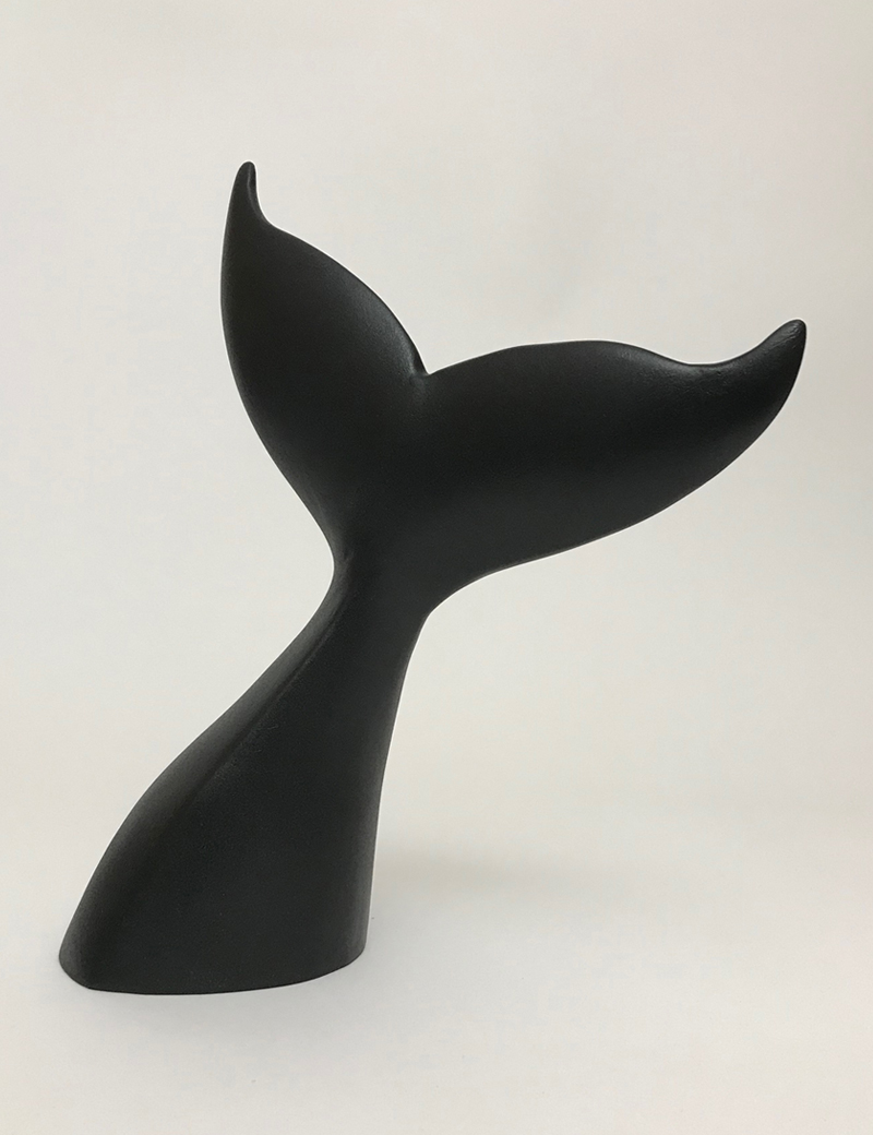 Escultura  Baleia Jubarte (Preto)