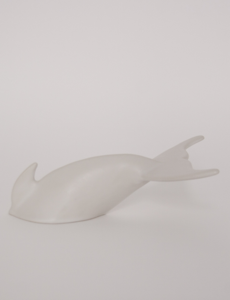 Escultura Golfinho-comum (Branco)